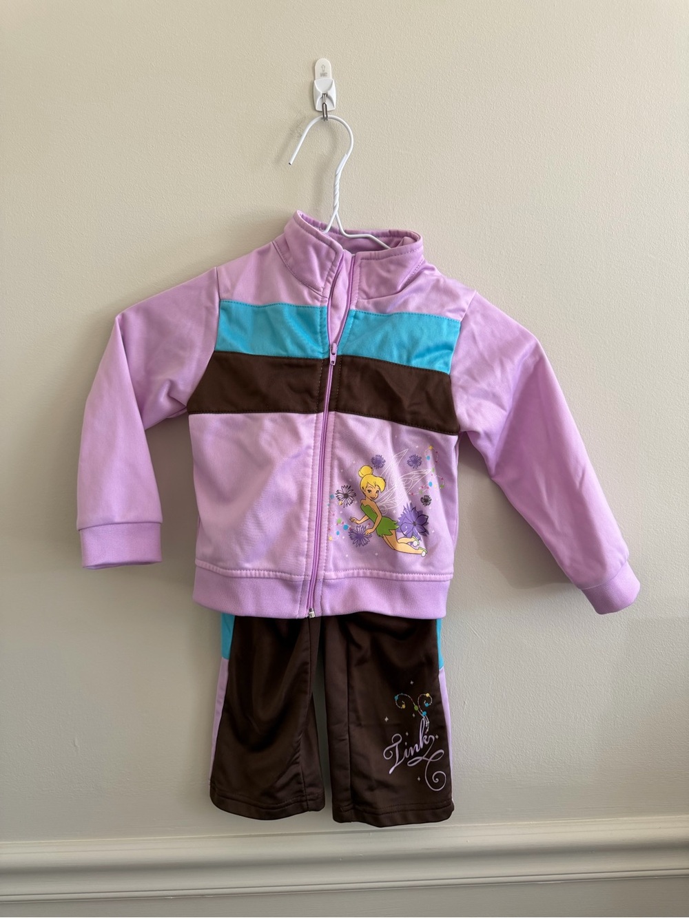 Vintage Disney Fairies Tinker Bell Matching Set (Track Suit)